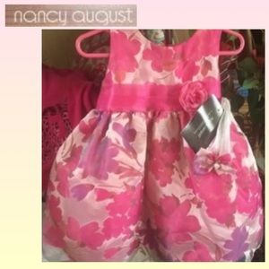 Nancy August-Kids Formal Wear 2-PC Floral Dress/HB